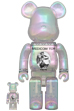 BE@RBRICK CENTURION CLEAR CHROME Ver. 100％ & 400％