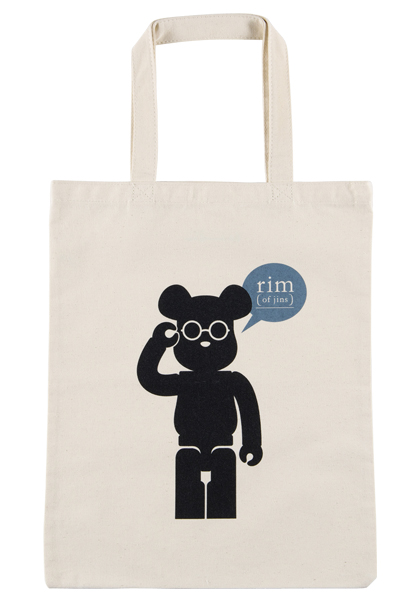 MEDICOM TOY - BE@RBRICK rim of jins TOTE