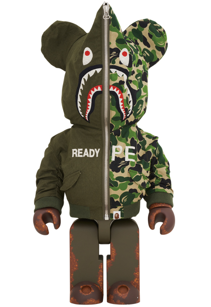 新品未開封！BE@RBRICK BAPE×READYMADE100％&1000％