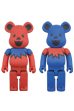 BE@RBRICK GRATEFUL DEAD DANCING BEARS 400%