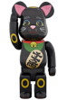 BE@RBRICK 招き猫 黒 弐 400％