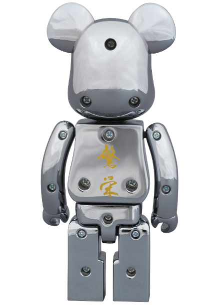 MEDICOM TOY - BE@RBRICK 超合金 mastermind JAPAN 2pack GOLD