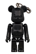 Birthday BE@RBRICK NOIR BLACK CHROME