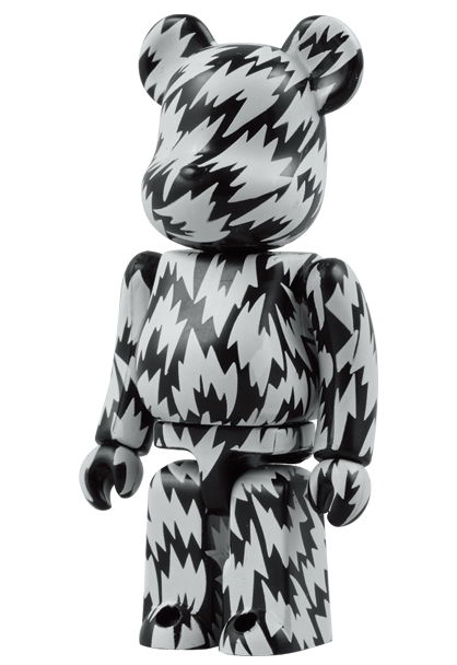 MEDICOM TOY - 100% & 400% BE@RBRICK ELEY KISHIMOTO BLACK×WHITE