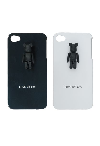 MEDICOM TOY - LOVE BY e.m. 50% BE@RBRICK iPhone ケース