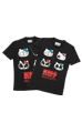 KISS × HELLO KITTY シリーズ Tシャツ 4フェイス