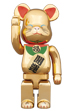 BE@RBRICK 招き猫 金メッキ 弐 400％