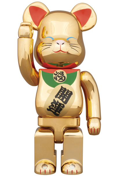 BE@RBRICK 招き猫 金運 金メッキ 弐 400％&100%セット