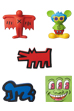 MINI VCD KEITH HARING Barking Dog／Flying Devil／Radiant Baby／Andy Mouse／Three Eyed Smiling Face