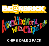 MEDICOM TOY - BE@RBRICK CHIP & DALE 2 PACK