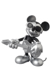 UDF ROEN collection MICKEY MOUSE (GRUNGE ROCK Ver.) BLACK & SILVER