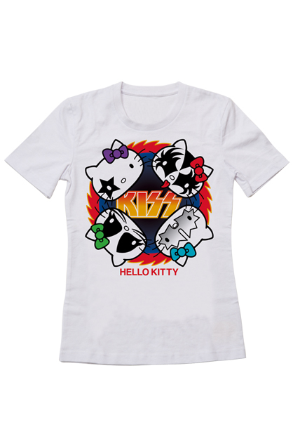 【ネット限定】 MEDICOM TOY ロック Tシャツ KITTYシリーズ HELLO × KISS - トップス