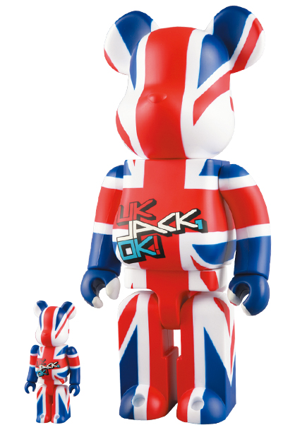 MEDICOM TOY - UK JACK, OK！ BE@RBRICK 100％ ＆ 400％