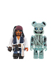 KUBRICK Jack Sparrow ＆ BE@RBRICK Barbossa（The Curse of the Black Pearl）