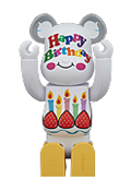 BE@RBRICK グリーティングSP 400% 誕生日