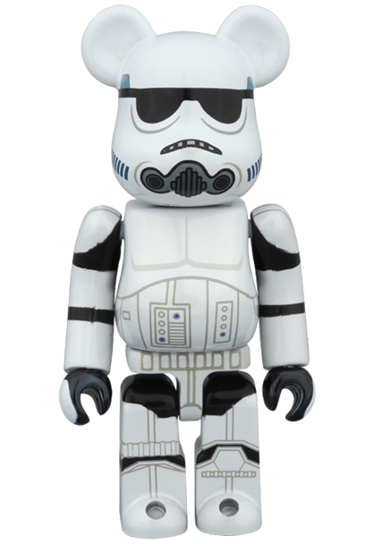 BE@RBRICK STORMTROOPER(TM) CHROME Ver.100%