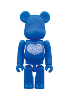 BE@RBRICK International Love Heart Azur