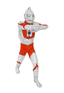 ウルトラマン 八つ裂き光輪 スワロフスキー